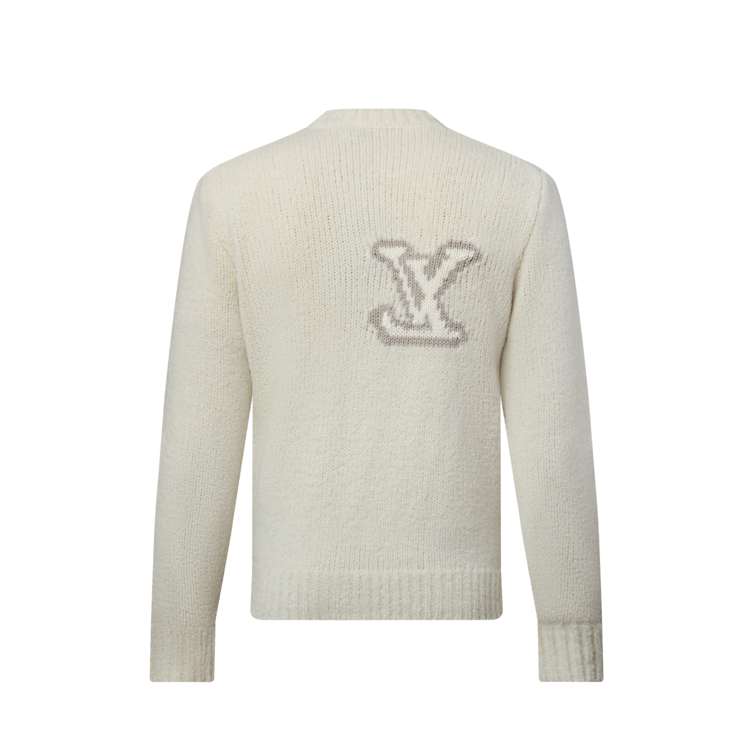 LV COZY KNIT SWEATER WHITE