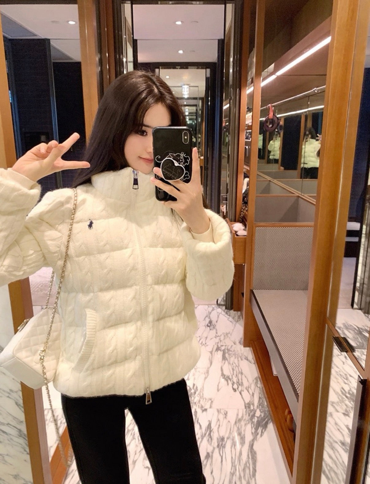 RL STRICK PUFFER JACKE