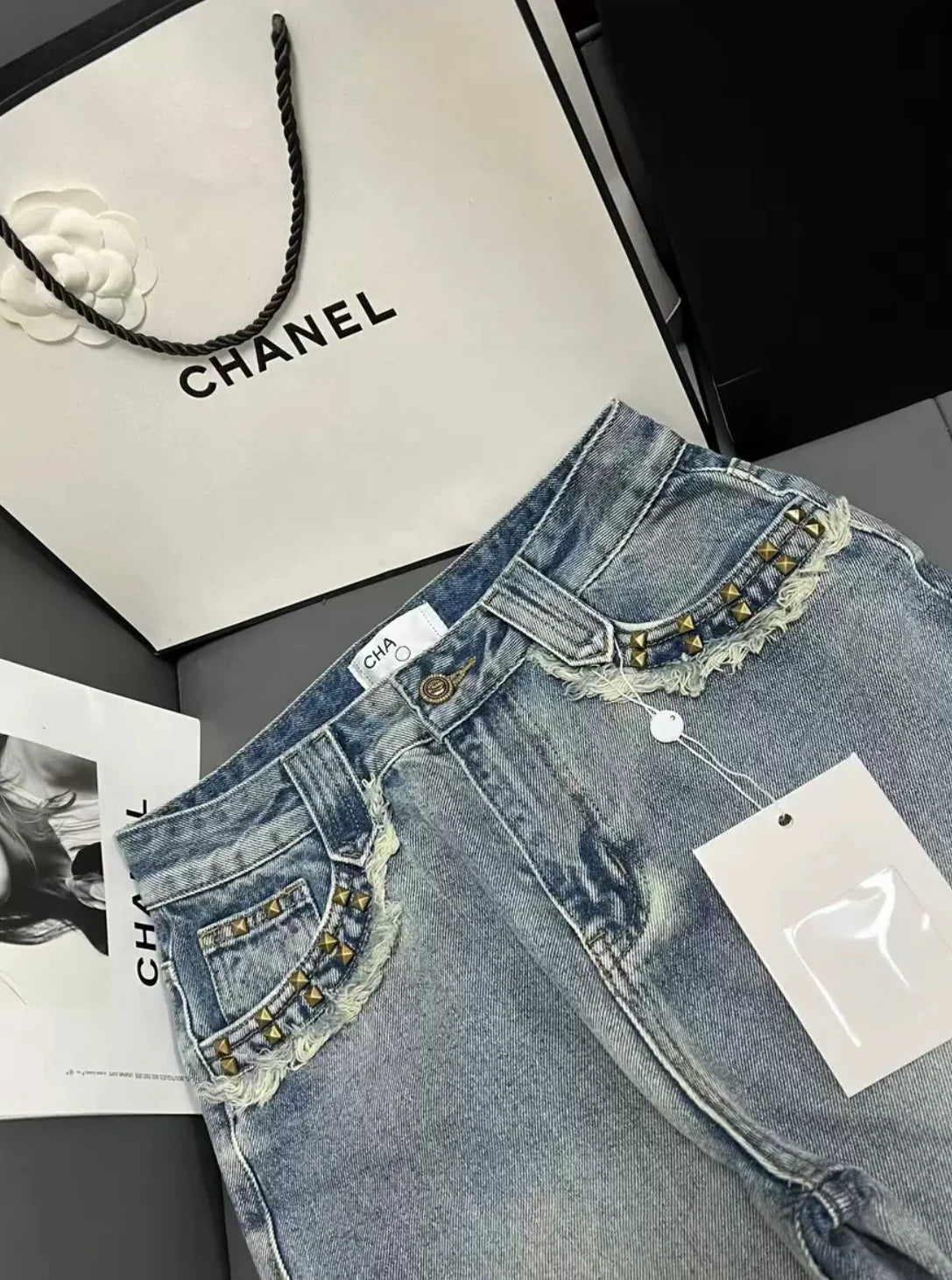 CC BIG LOGO JEANS