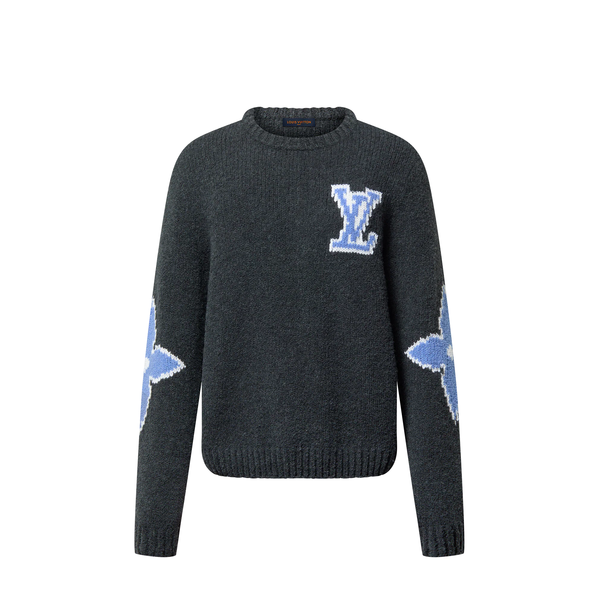 L-V KNIT SWEATER BLUE