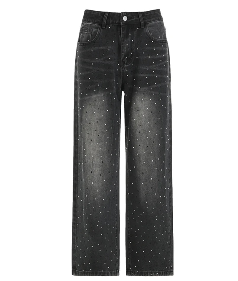 GLITZER DENIM JEANS