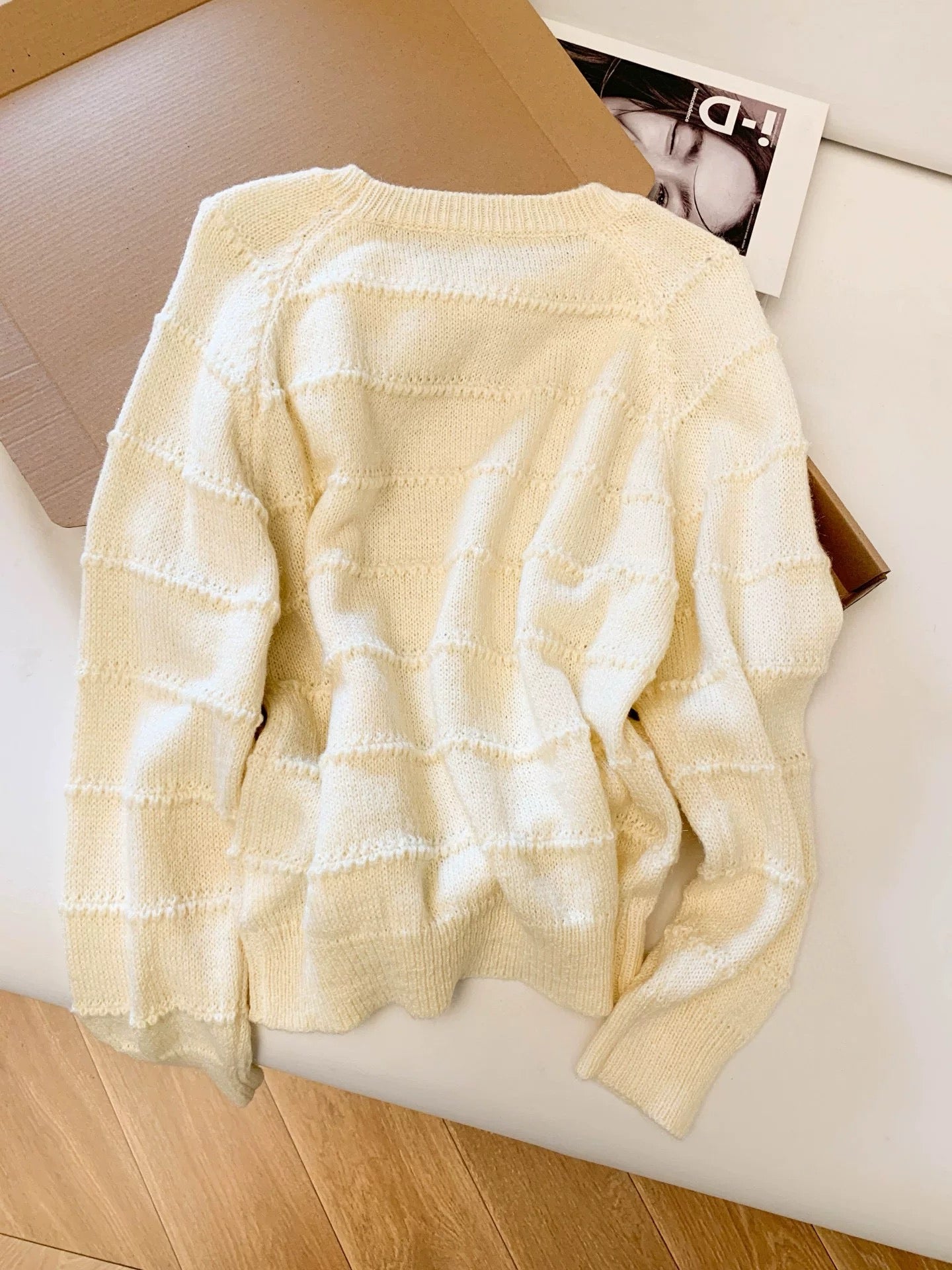 CLNE WOOL SWEATER WEIẞ