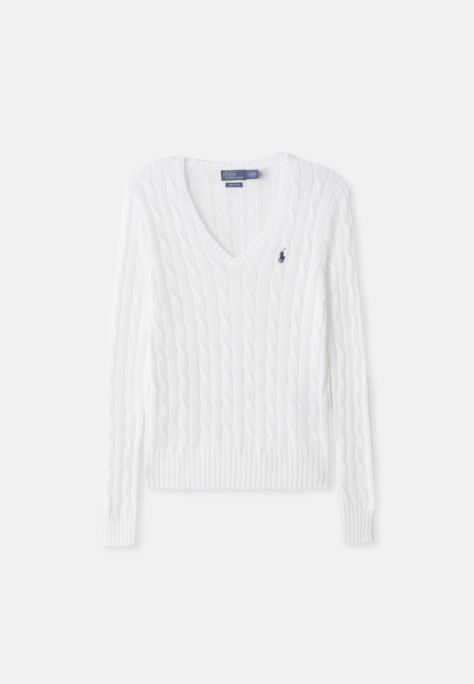RL CBALE KNIT SWEATER